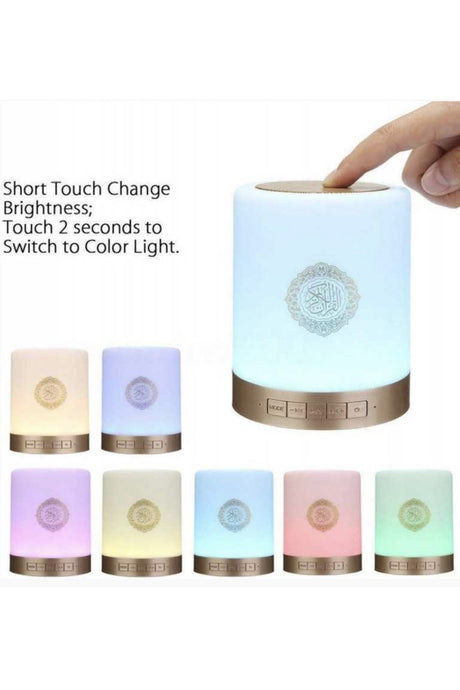 Veilleuse Coranique MP3, Lampe Led Coranique SQ112, Bluetooth avec télécommande - Equantu SQ112
