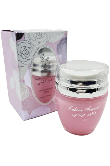 Crème Main et Corps Zahoor Francee 45g - Ard Al Zaafaran Dubaï
