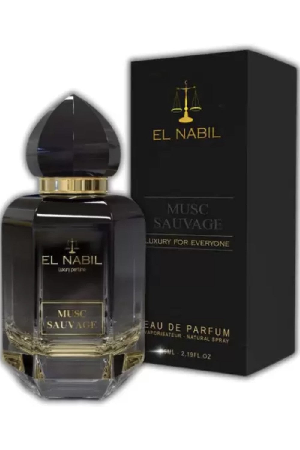 Eau de Parfum Musc Sauvage 65mL - EL NABIL