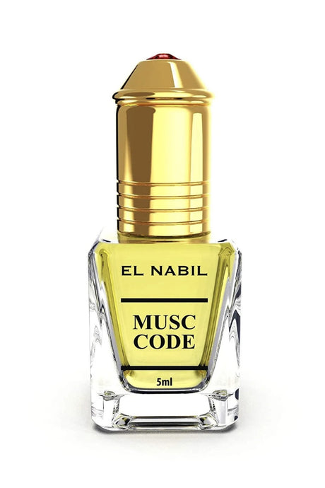 Musc CODE El nabil 5mL - Extrait de Parfum Sans Alcool - EL NABIL