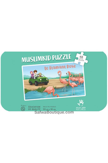 Puzzle Le Flamant rose - Éditions MuslimKid