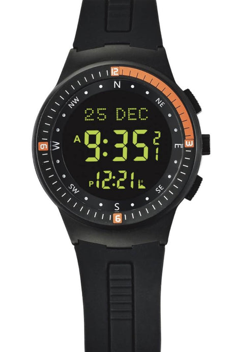 Montre de sport islamique AL-HARAMEEN HA-6505 Montre horaires Adhan étanche, Montre azan numérique