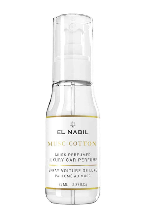 Spray voiture de luxe Musc Cotton 85ml - El Nabil