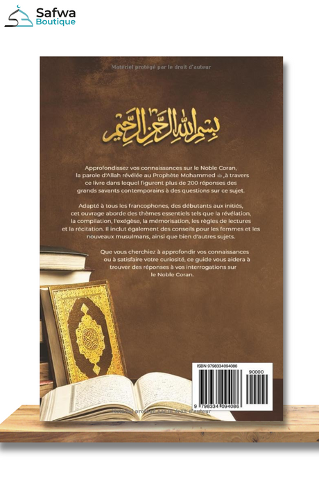 Ce que vous devez savoir à propos du Coran - Éditions Dar Al Mouwahidin