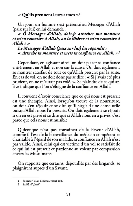La Confiance en Allah de ibn Qudamah - Édition MuslimLife