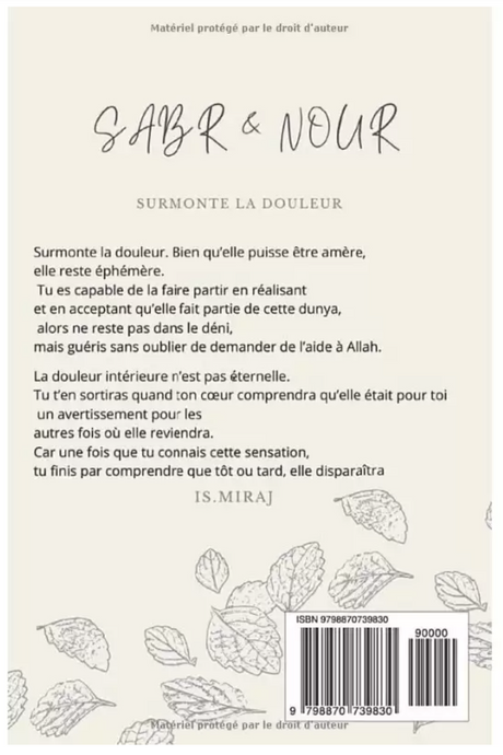 Sabr & Nour : Surmonte la douleur - Is. Miraj