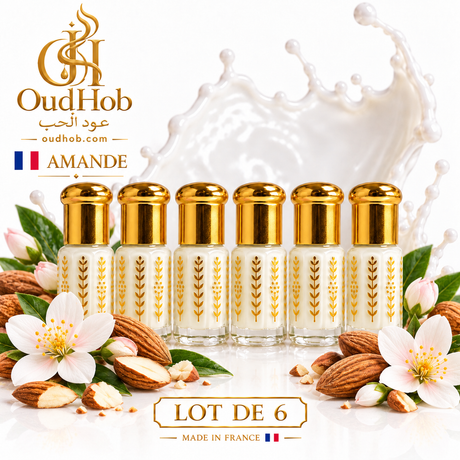 Musc Tahara Amande – Musc Intime Sans Alcool 3 ml - Fabriqué en France – OudHob | عود الحب
