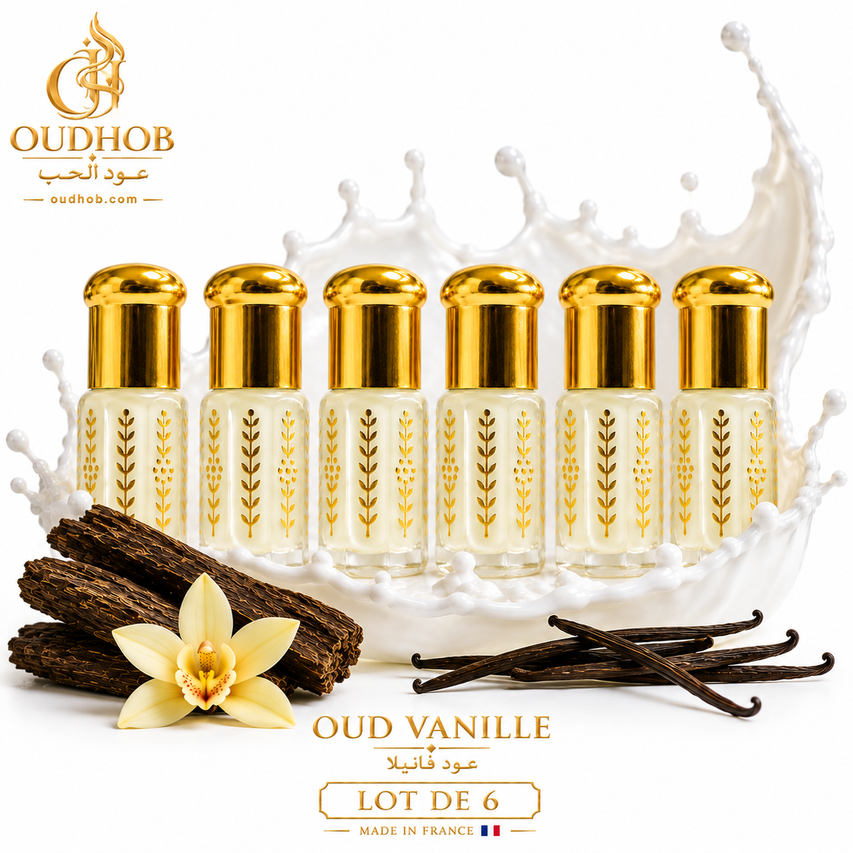Musc Tahara Oud Vanilje – Intim Musk Uden Alkohol 3 ml – OudHob | عود الحب