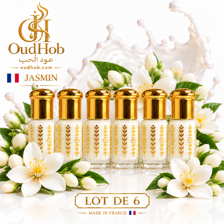 Musc Tahara Jasmin – Musc Intime Sans Alcool 3 ml - Fabriqué en France – OudHob | عود الحب