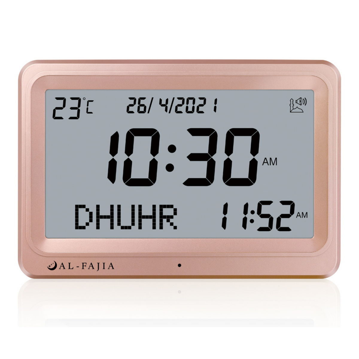 Horloge Adhan AL-FAJIA FAJ-113 Horloge (NOUVEAU MODELE) 8 sons de prière Azan