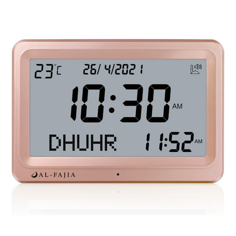 Horloge Adhan AL-FAJIA FAJ-113 Horloge (NOUVEAU MODELE) 8 sons de prière Azan