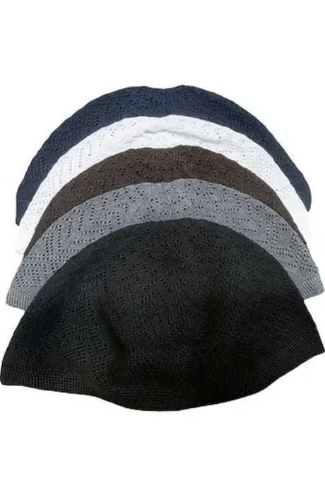 Chachia TAQIYA au crochet pour homme Kufi musulman tricotés qualité premium