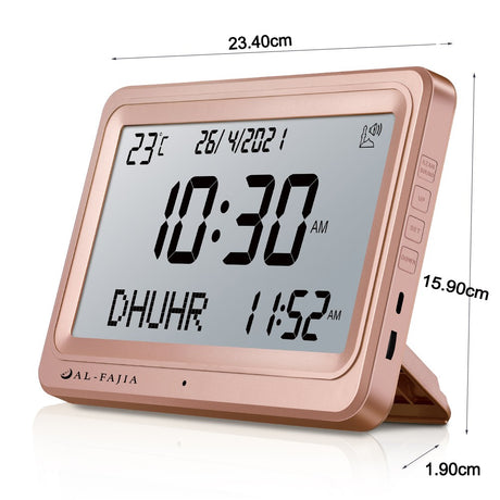 Horloge Adhan AL-FAJIA FAJ-113 Horloge (NOUVEAU MODELE) 8 sons de prière Azan