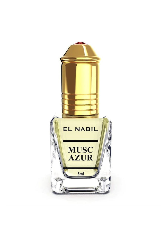 Musc Azur El nabil 5mL - Extrait de Parfum Sans Alcool - EL NABIL