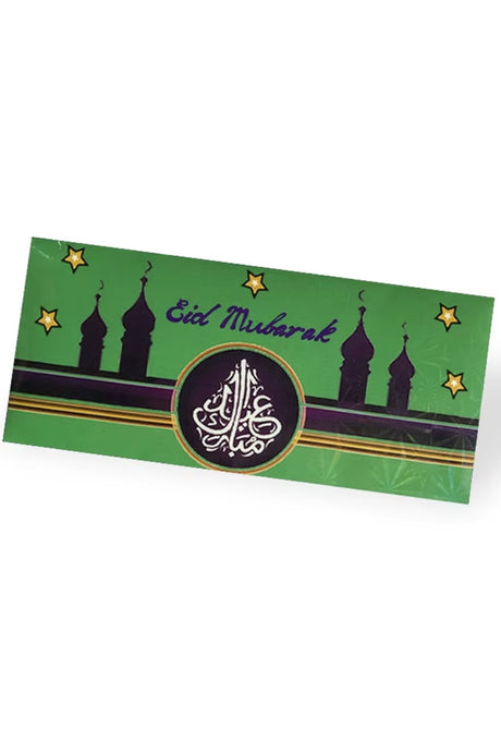 Lot de 6 enveloppes d'argent de poche pour enfants Eid Mubarak, Pafu Cadeaux en espèces et porte-cartes cadeaux pour le Ramadan