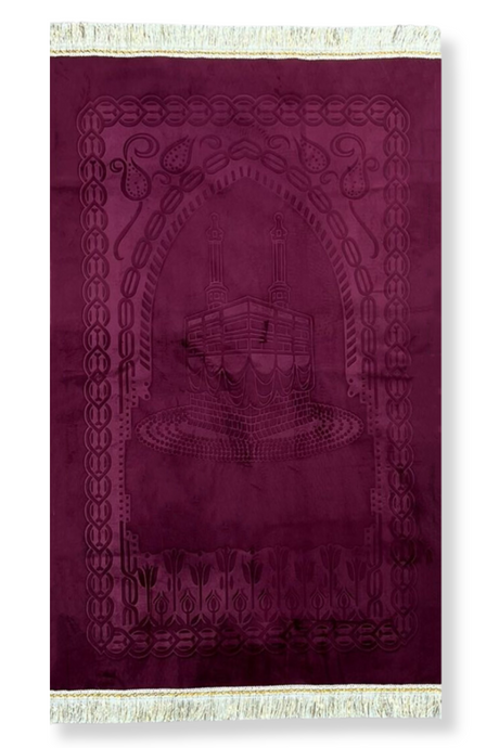 Coffret Cadeau Musulman – Tapis de Prière Velours & Chapelet (Tasbih) Élégant