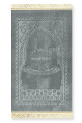 Coffret Cadeau Musulman – Tapis de Prière Velours & Chapelet (Tasbih) Élégant