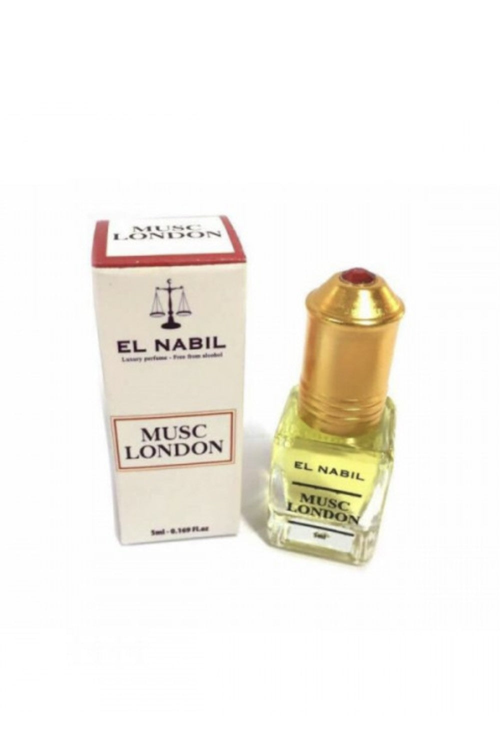 Musc London El nabil 5mL - Extrait de Parfum Sans Alcool - EL NABIL
