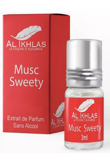 Musc Sweety 5mL - Extrait de Parfum Sans Alcool - Al Ikhlas