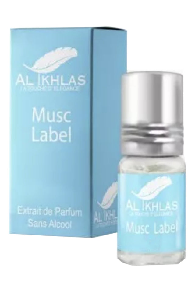 Musc Label 5mL - Extrait de Parfum Sans Alcool - Al Ikhlas