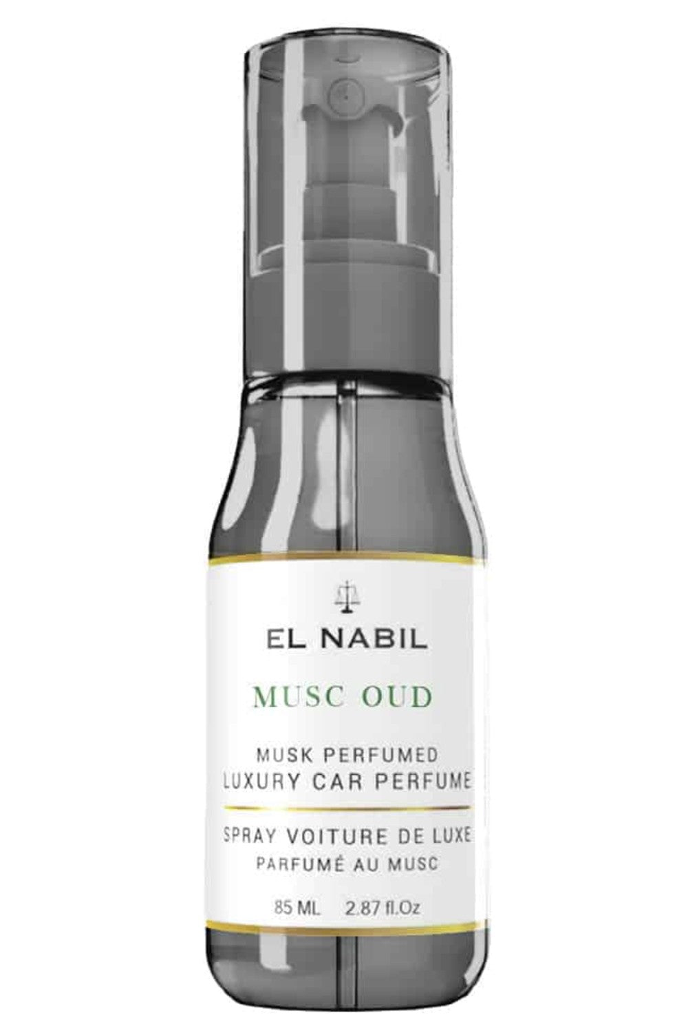 Spray voiture de luxe Musc Oud 85ml - El Nabil