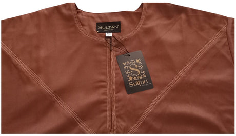 Qamis Émirati en Satin Précieux – Manches Longues | Sultan
