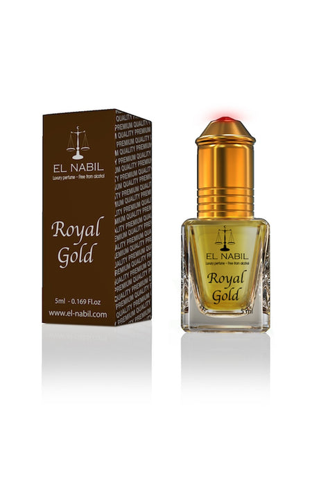 Musc Royal Gold El nabil 5mL - Extrait de Parfum Sans Alcool - EL NABIL