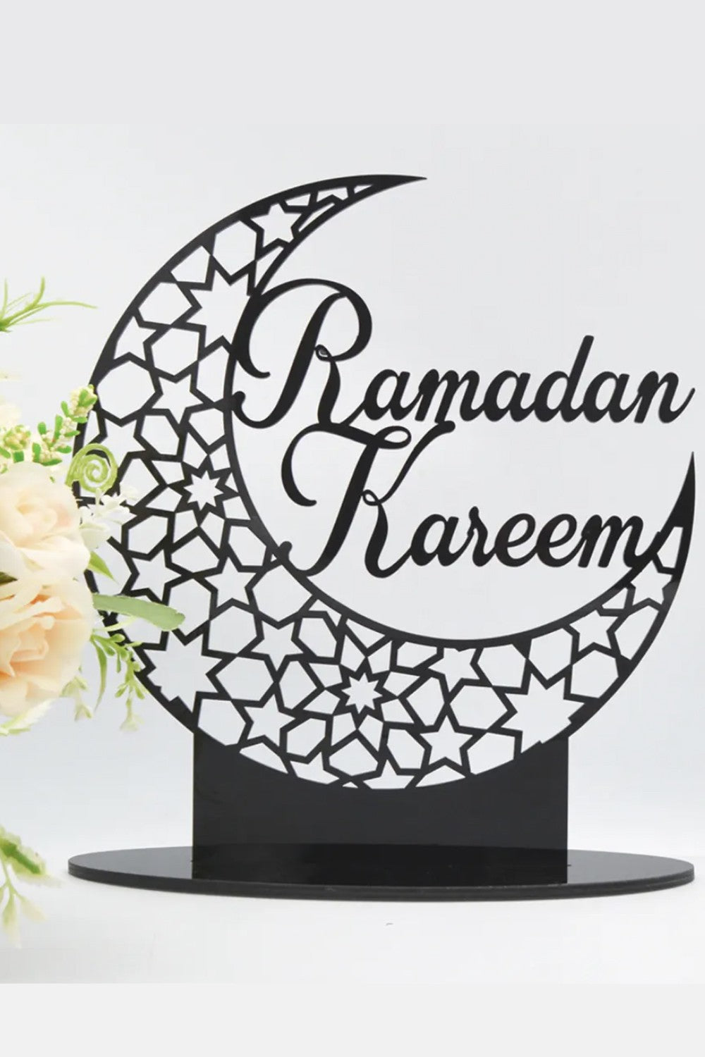 Décoration de table en acrylique - Ramadan Kareem 2025, motif islamique