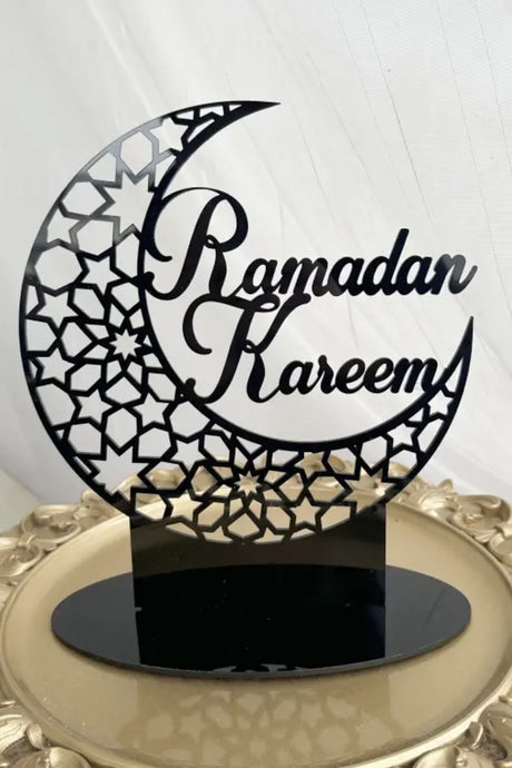 Décoration de table en acrylique - Ramadan Kareem 2025, motif islamique