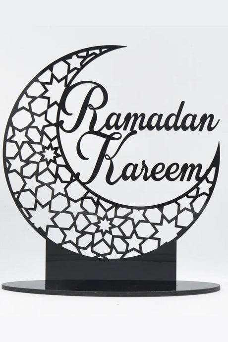 Décoration de table en acrylique - Ramadan Kareem 2025, motif islamique