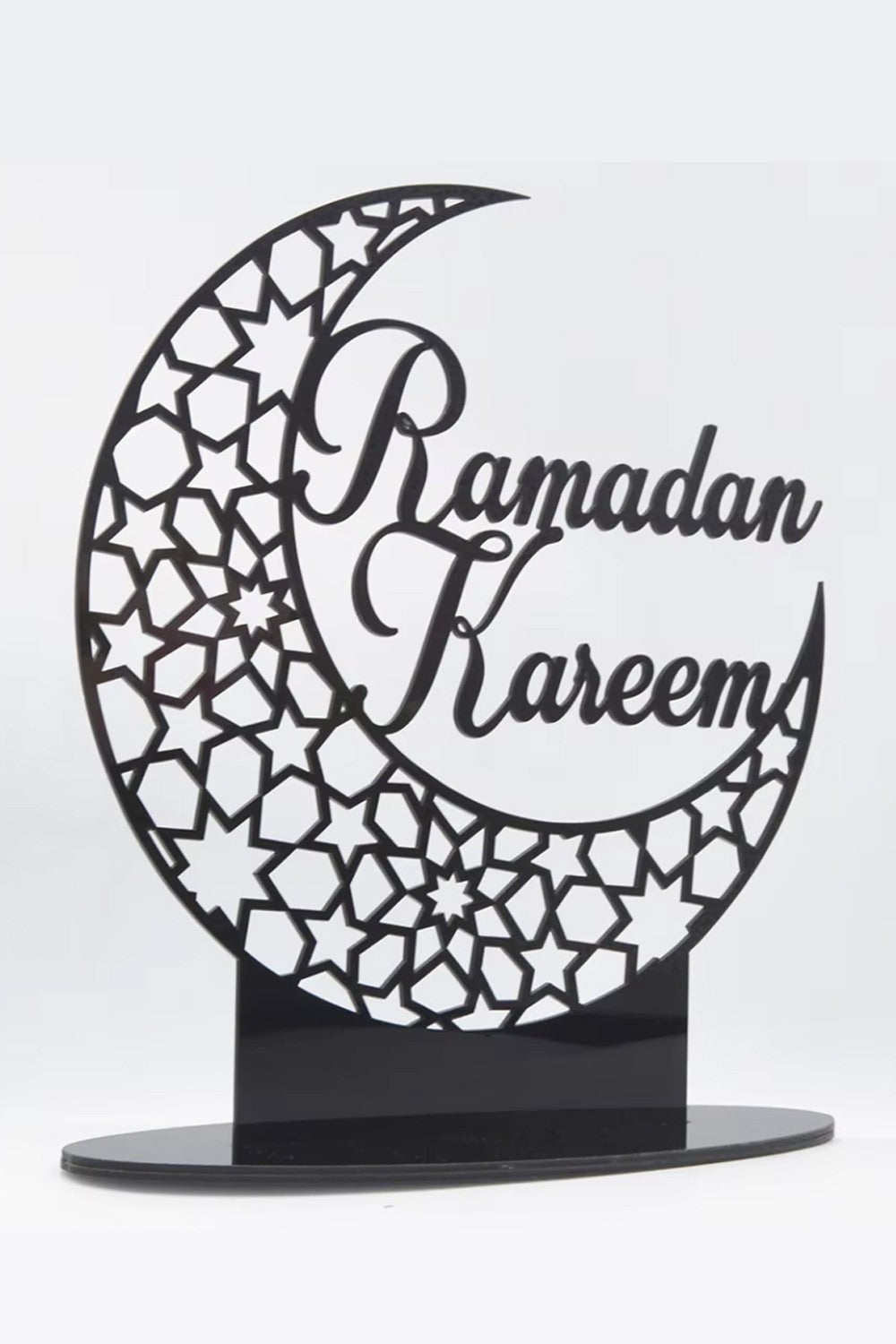 Décoration de table en acrylique - Ramadan Kareem 2025, motif islamique