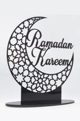 Décoration de table en acrylique - Ramadan Kareem 2025, motif islamique
