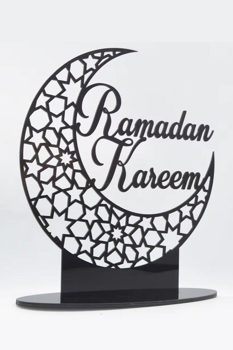 Décoration de table en acrylique - Ramadan Kareem 2025, motif islamique