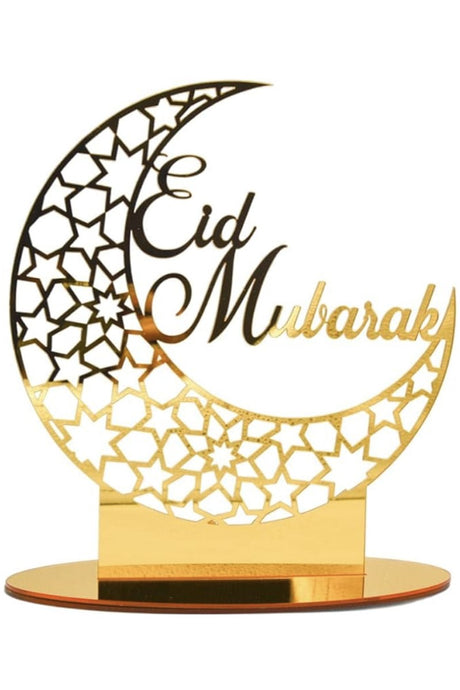 Décoration de table islamique en acrylique - Eid Mubarak 2025