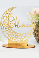 Décoration de table islamique en acrylique - Eid Mubarak 2025