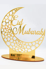 Décoration de table islamique en acrylique - Eid Mubarak 2025