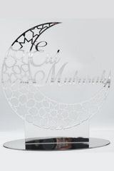 Décoration de table islamique en acrylique - Eid Mubarak 2025