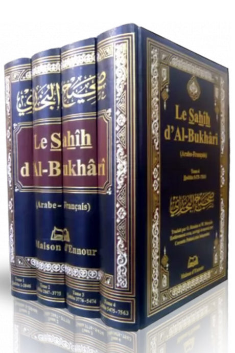 Sahih al-Boukhari – Édition complète Arabe/Français (4 volumes) – Éditions Maison d’Ennour