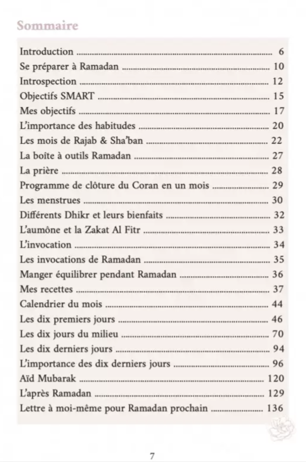Mon Planner Ramadan Beige - Éditions AL IMAM