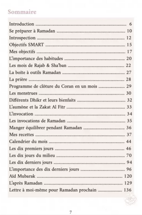 Mon Planner Ramadan Beige - Éditions AL IMAM