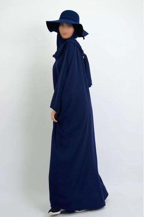 Abaya Jilbab Ajman avec Écharpe – Élégance & Confort | Moultazimoun