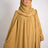 Abaya Jilbab Ajman avec Écharpe – Élégance & Confort | Moultazimoun