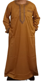 Qamis Sultan Classique Brodé – Manches Longues | Sultan