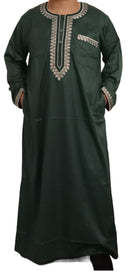 Qamis Sultan Classique Brodé – Manches Longues | Sultan