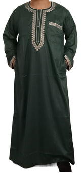Qamis Sultan Classique Brodé – Manches Longues | Sultan