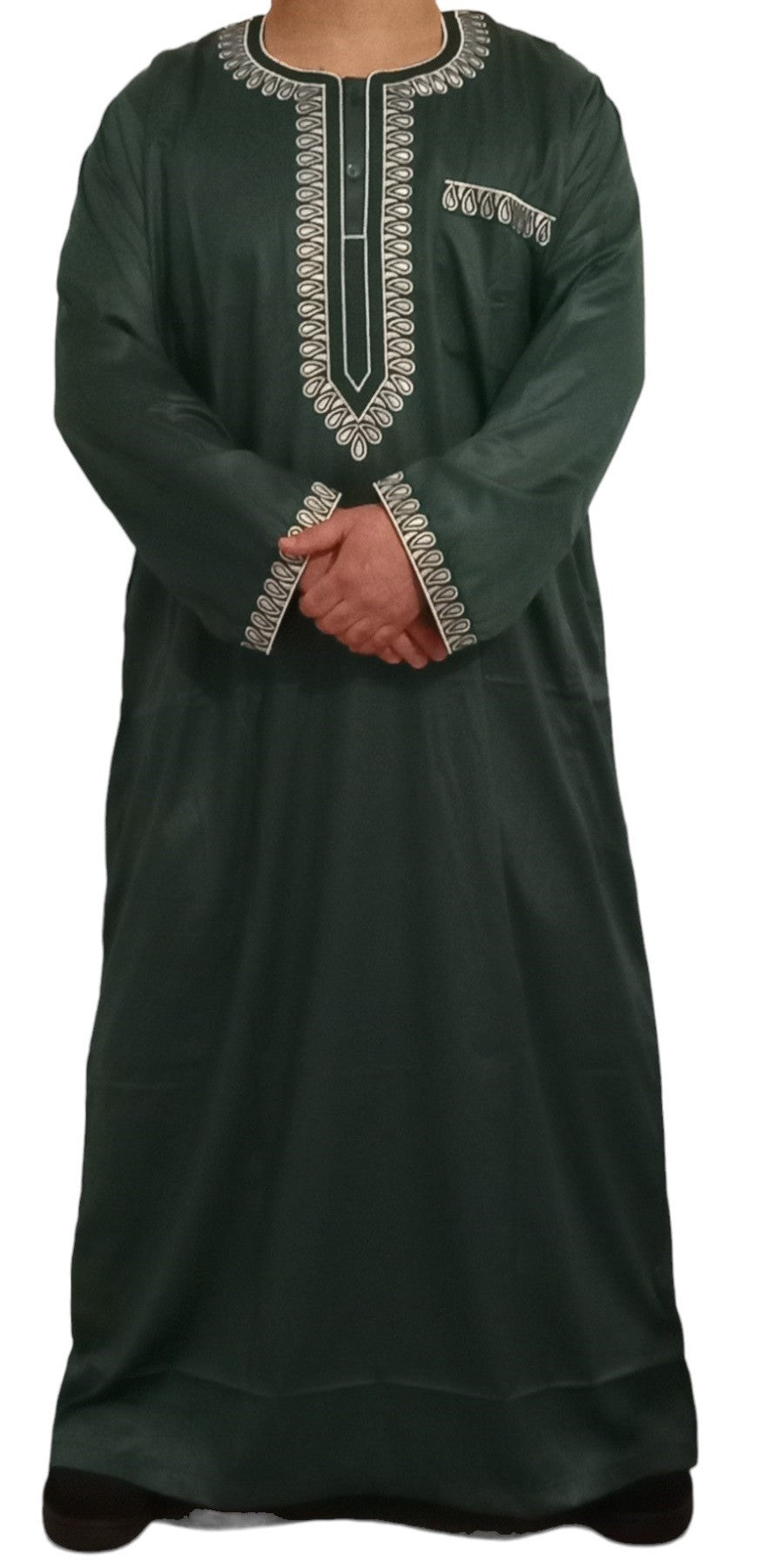 Qamis Sultan Classique Brodé – Manches Longues | Sultan