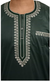 Qamis Sultan Classique Brodé – Manches Longues | Sultan