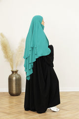 Khimar Jazz 2 voiles - Safwa Collection