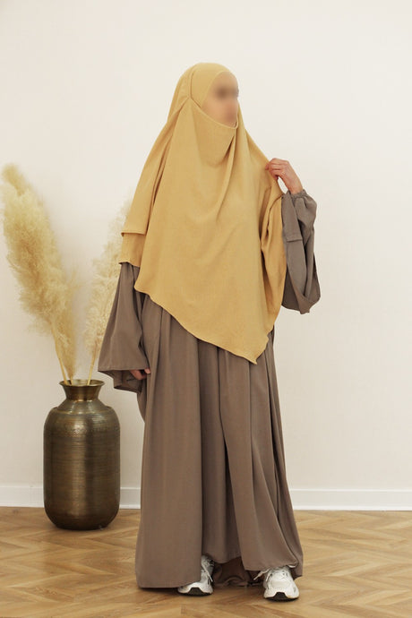 Khimar Jazz 2 voiles - Safwa Collection