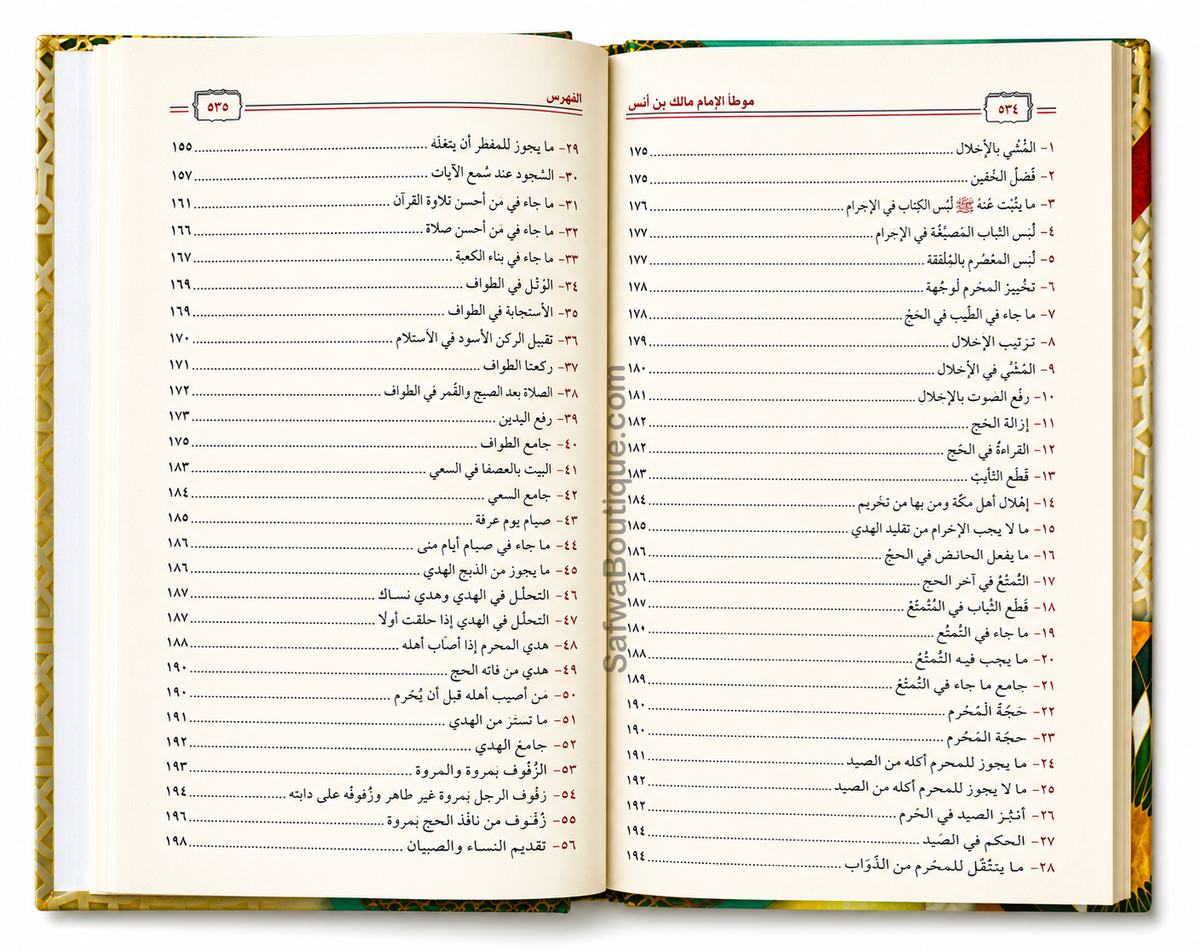 Al-Muwaṭṭaʾ de l'Imam Mālik ibn Anas – Texte vocalisé & Hadiths vérifiés